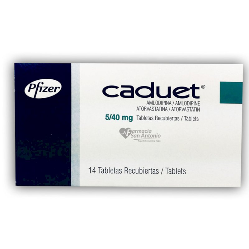 CADUET 5/40MG X 14 TABS