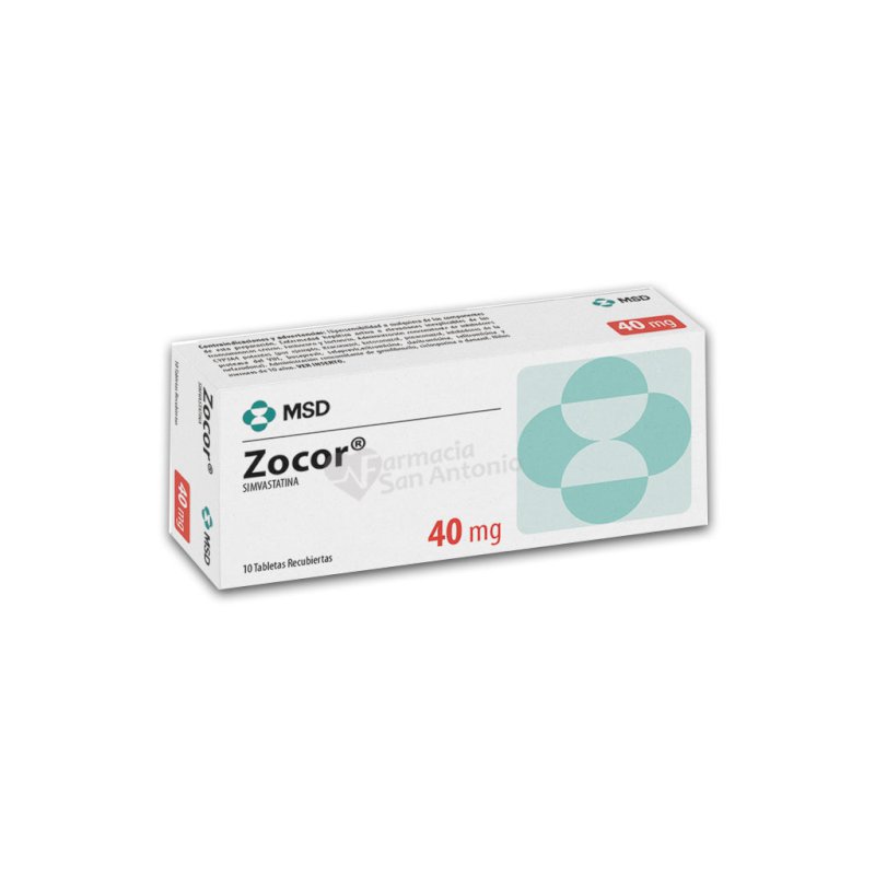 ZOCOR 40MG X 10 TAB