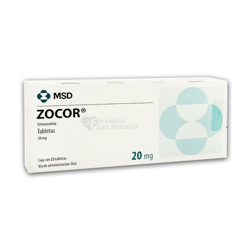 ZOCOR 20MG X 10 TAB