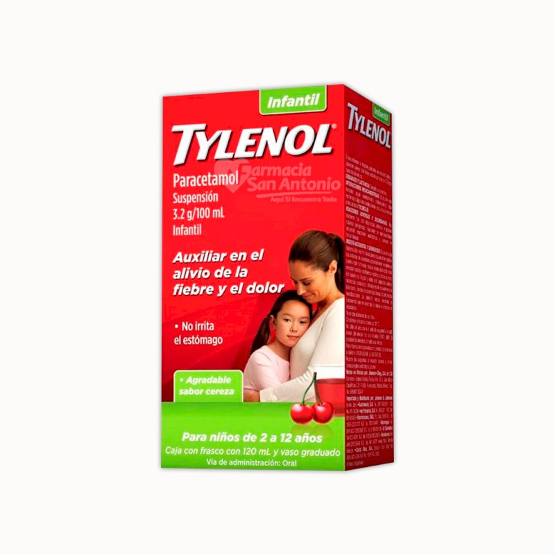 TYLENOL SUSP. INFANTIL CEREZA X 120ML