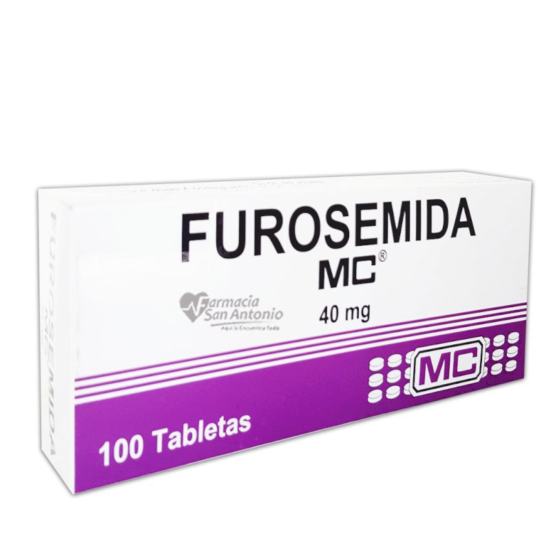 FUROSEMIDA 40MG X 100 TAB