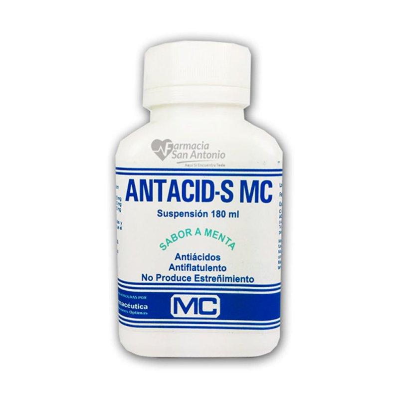 ANTACID-S MENTA SUSP 180ML