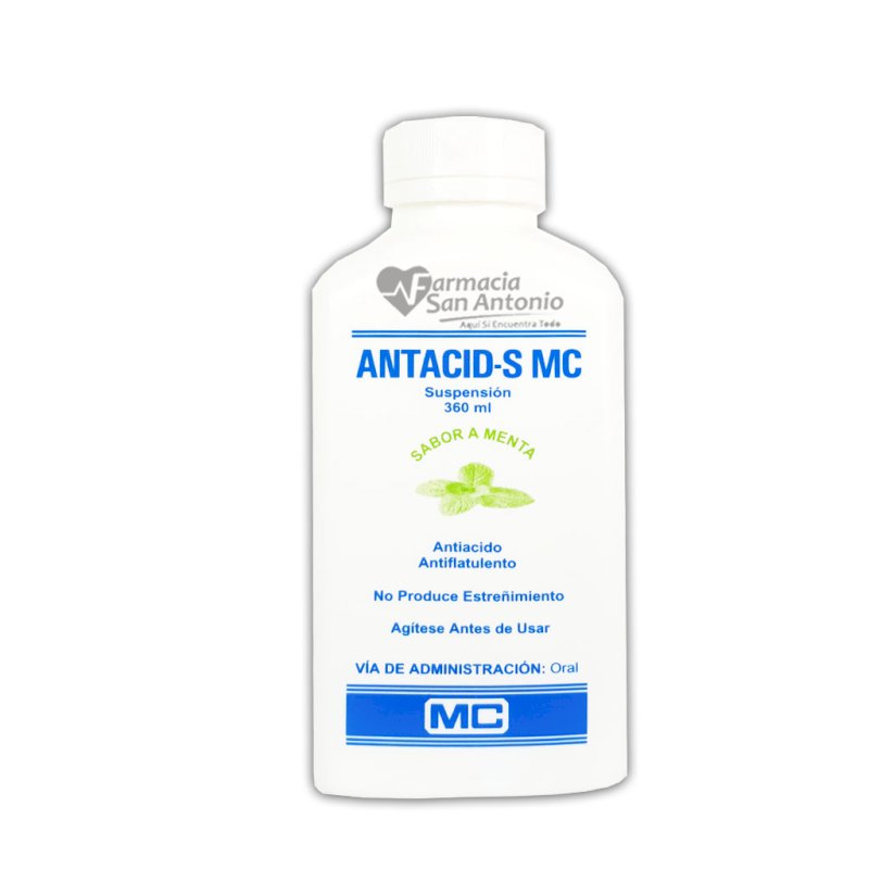 ANTACID-S MENTA SUSP 360ML