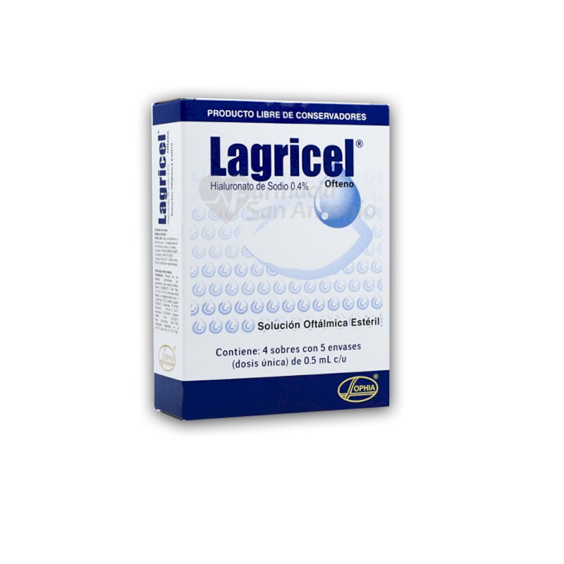 LAGRICEL OFTENO X 20 FCO