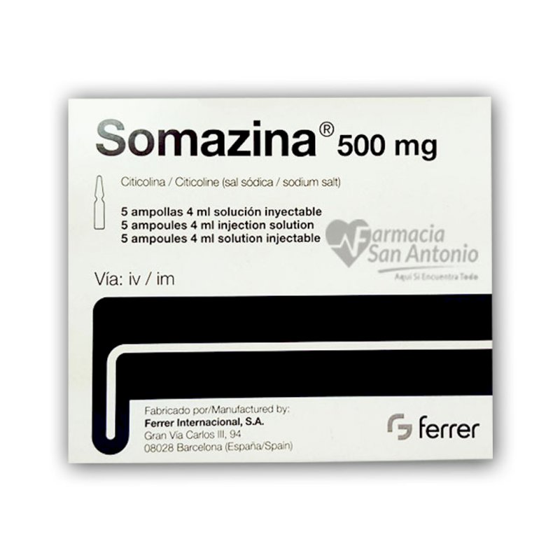 SOMAZINA 500MG X 5 AMP