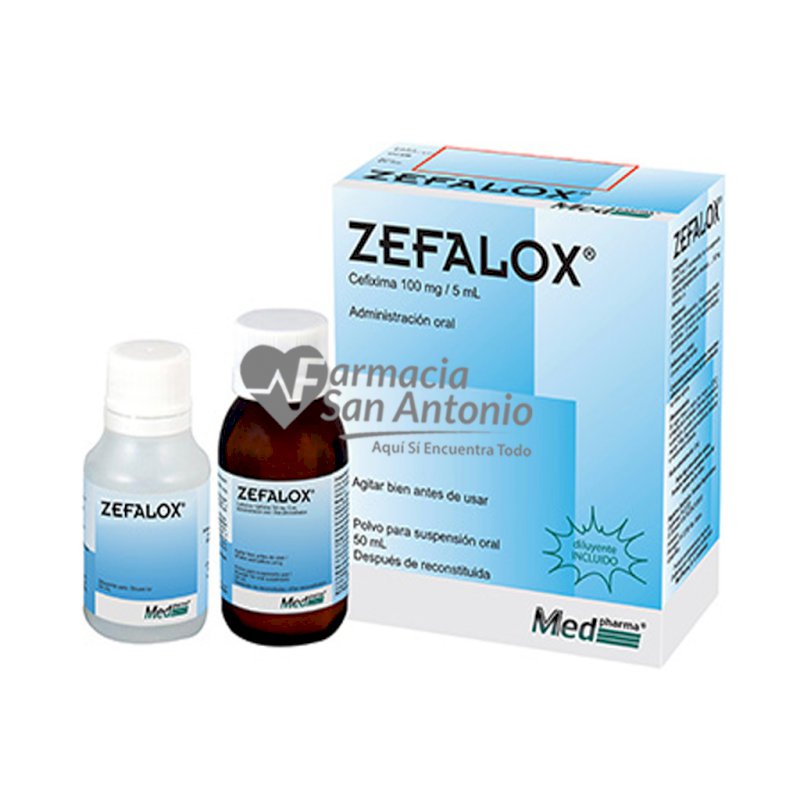 ZEFALOX 100MG/5ML  50ML