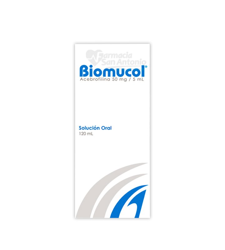 BIOMUCOL 50MG/5ML SOLU ORAL X 120ML