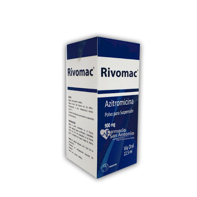 RIVOMAC 200MG SUSP 22.5ML (=A 900MG)