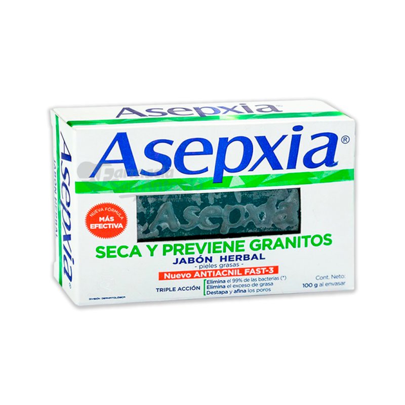 ASEPXIA JABON HERBAL X  100 G