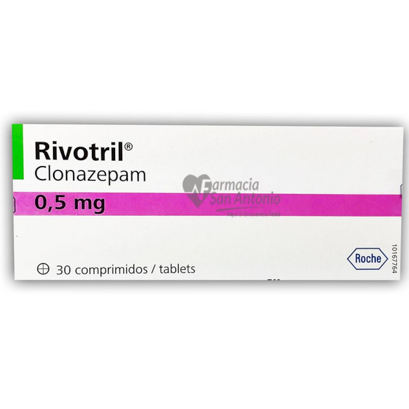 RIVOTRIL 0.5 MG X 30 COMPS