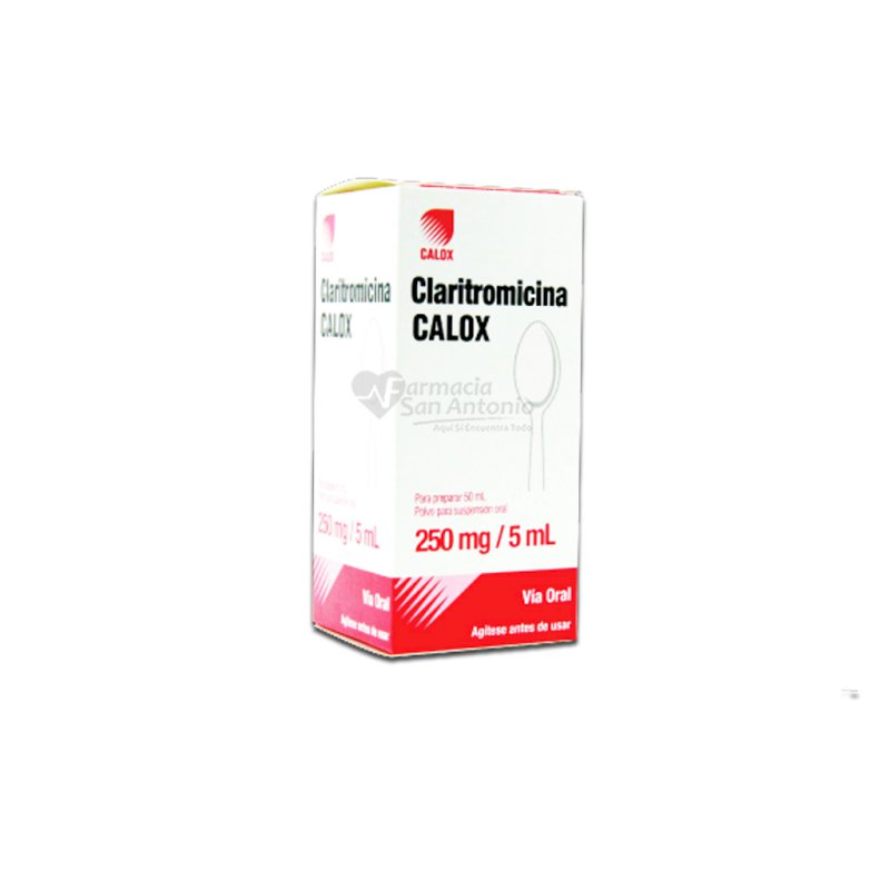 CLARITROMICINA POLVO PARA SUSPENCION 250 MG