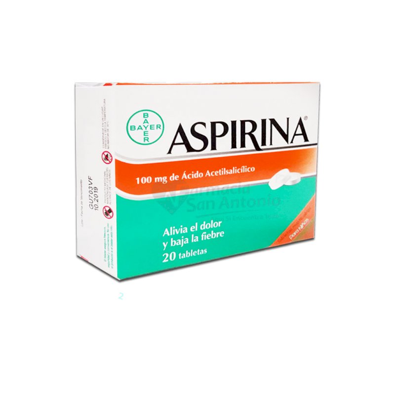 ASPIRINA 100MG NIÑO X 20 TABS