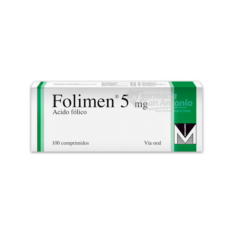 FOLIMEN 5MG X 100 TAB