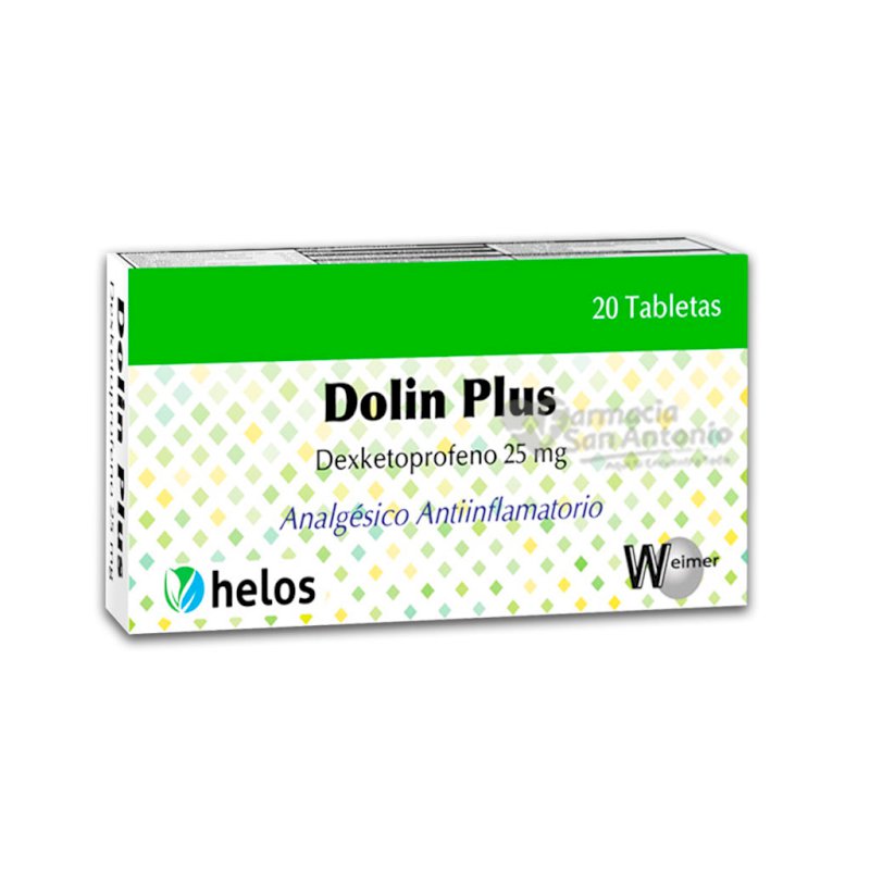 DOLIN PLUS 25MG X 20 TAB