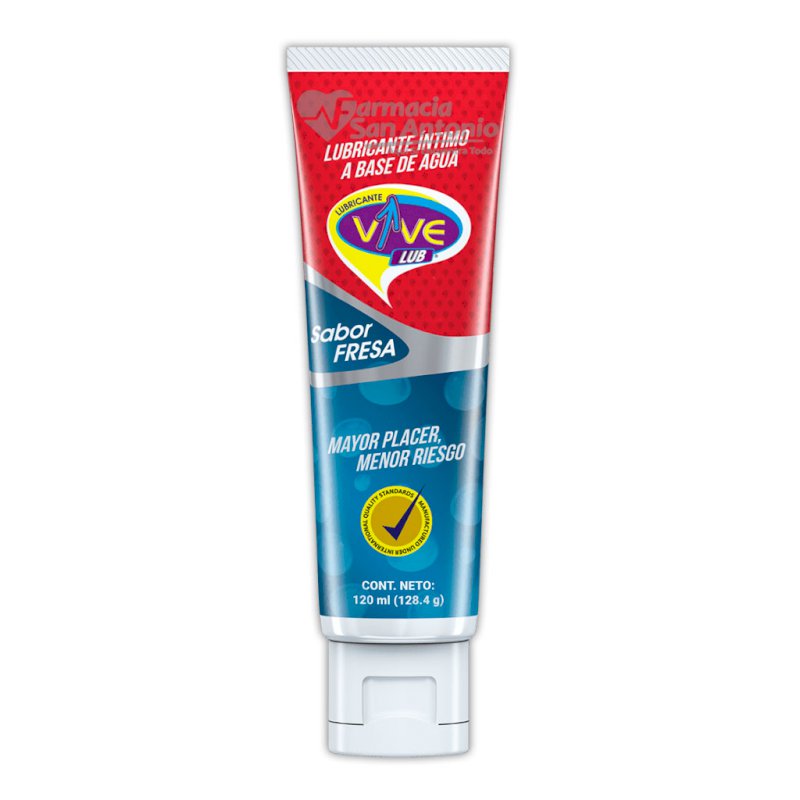 VIVE LUBRICANTE SABOR FRESA 4.1 Oz