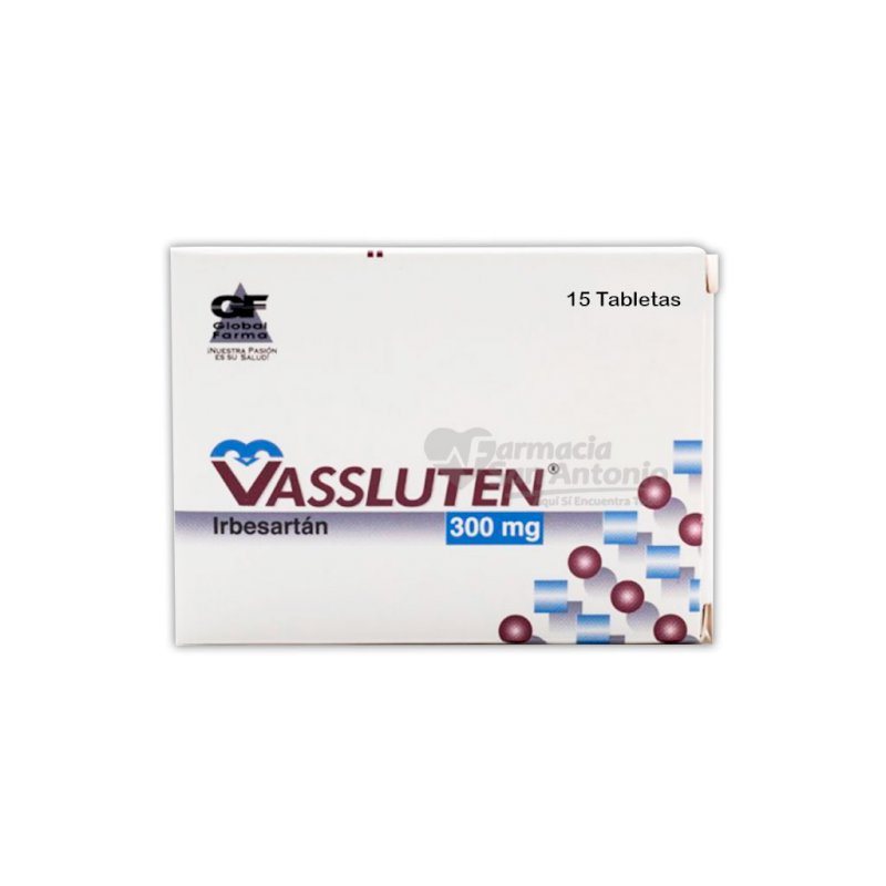 VASSLUTEN 300MG X 15 TAB