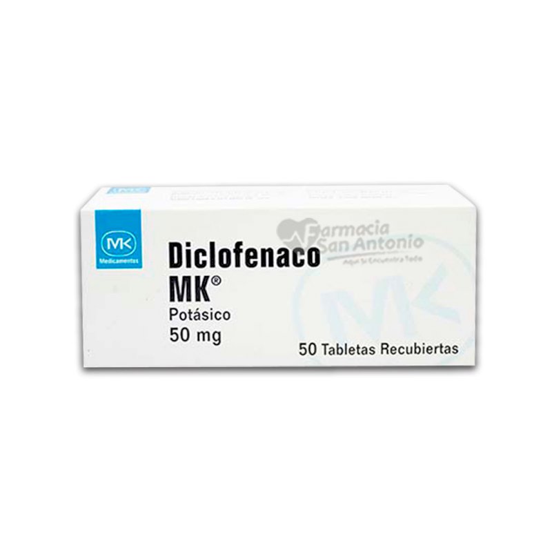 DICLOFENACO MK POTASICO 50MG X 50 TAB