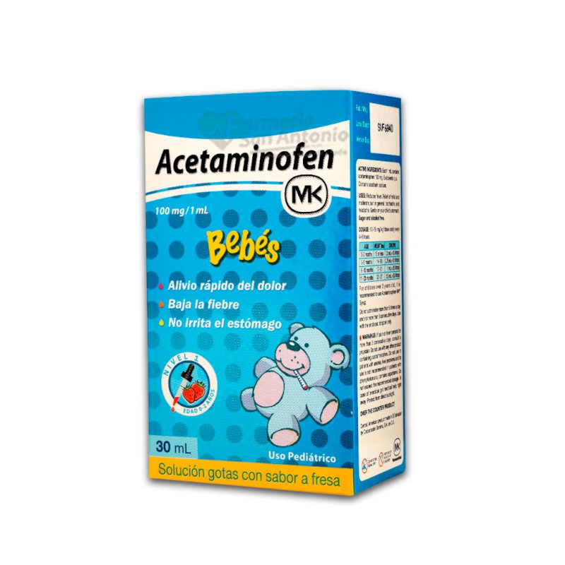 ACETAMINOFEN BABIES GOTAS 100MG/30ML