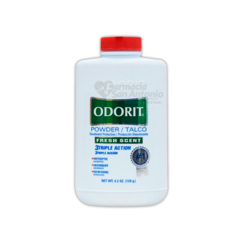 ODORIT TALCO FRESH X 120 GRS