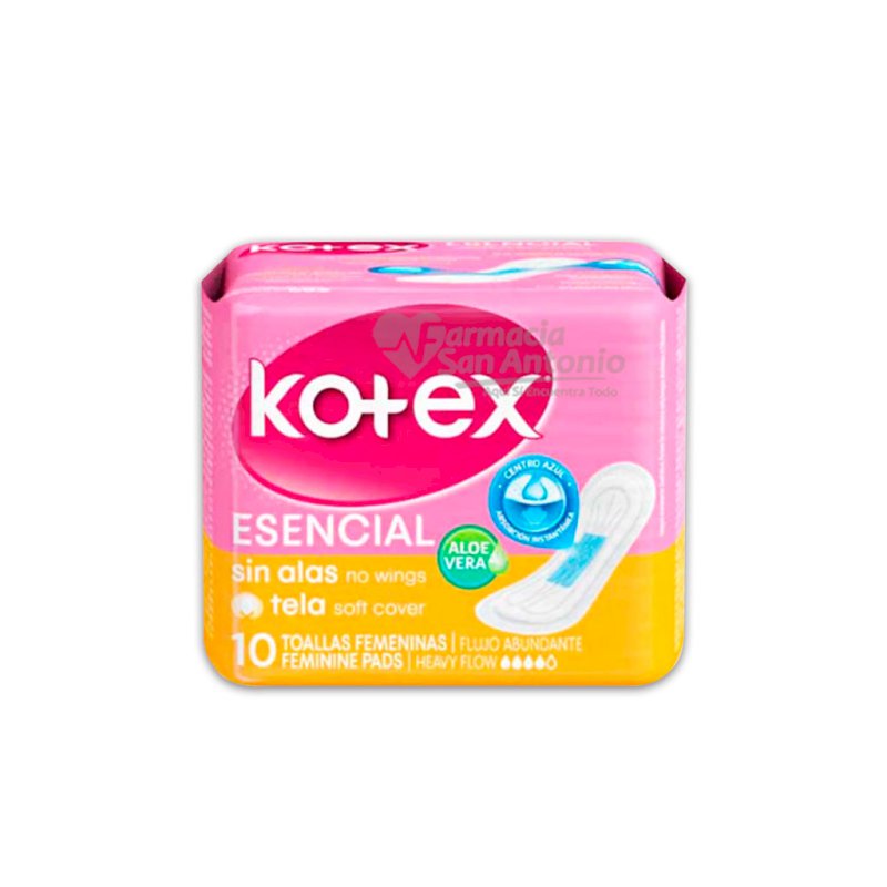 KOTEX ESENCIAL S/ALAS X 10