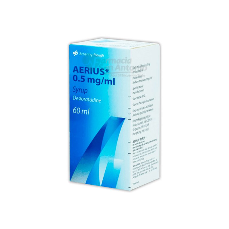 AERIUS SOLUCION 0.5MG 60ML