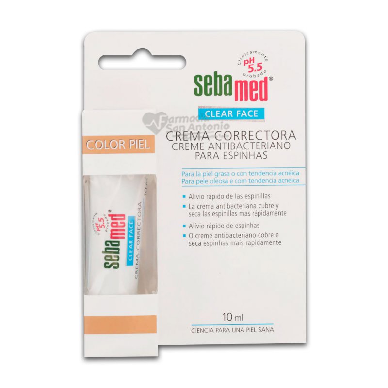 SEBAMED CREMA P/BARROS Y ESPINILLAS C/PIEL 10ML