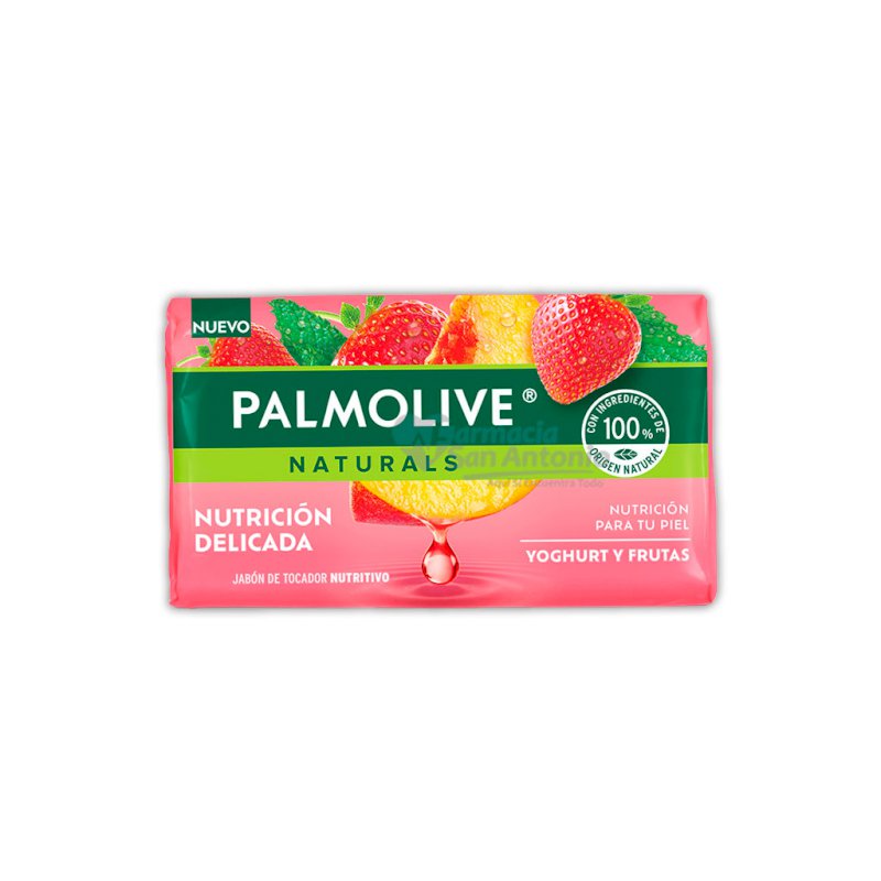 PALMOLIVE JABON CON YOGHURT Y FRUTAS 180GRS