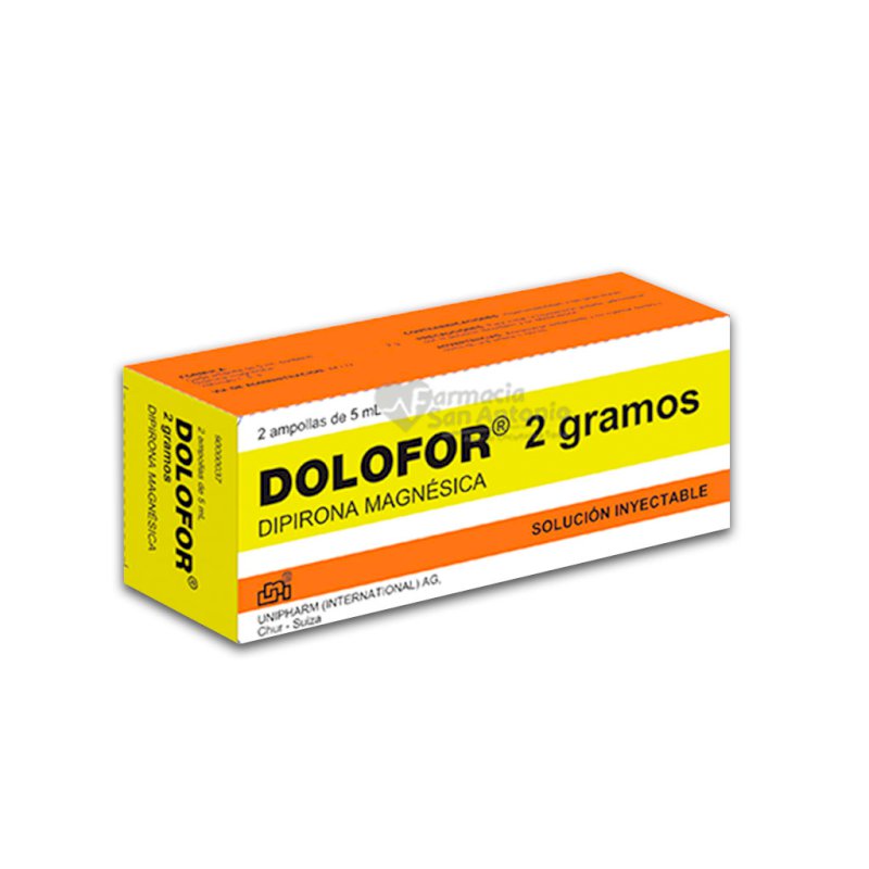 DOLOFOR INY 2GRS X 2 AMP 5ML