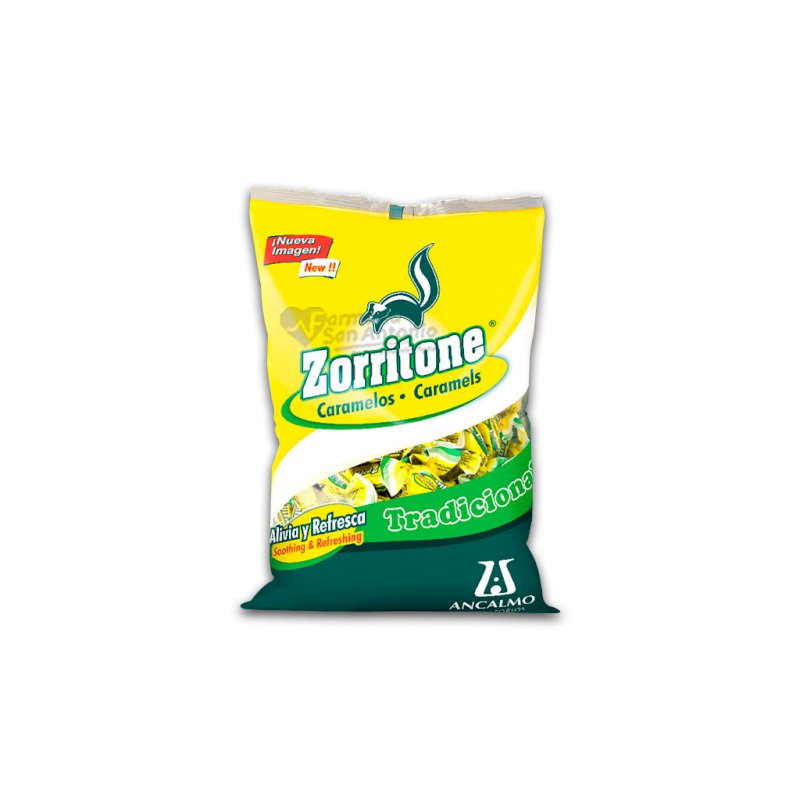 ZORRITONE CARAMELOS BOLSA X 100