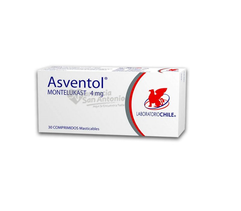 ASVENTOL 4MG X 30 COMP