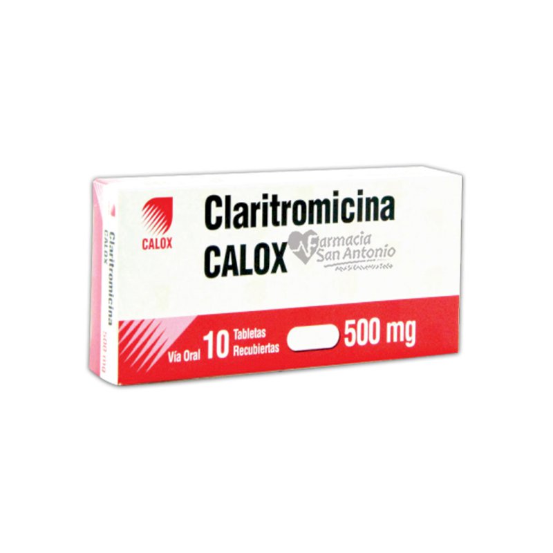 CLARITROMICINA 500MG X 10 TAB