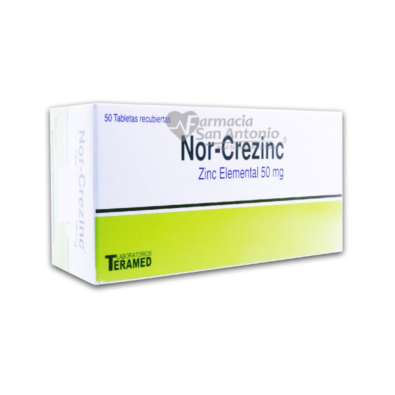 NOR-CREZINC X 50 TAB