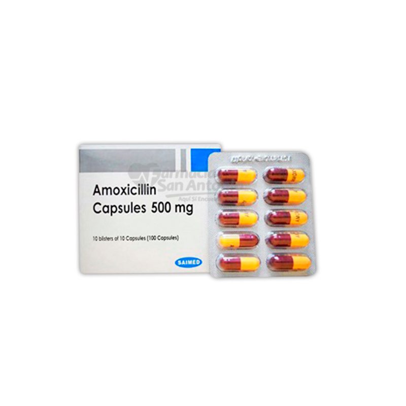 AMOXICILINA SAIMED 500MG X 100 CAPS