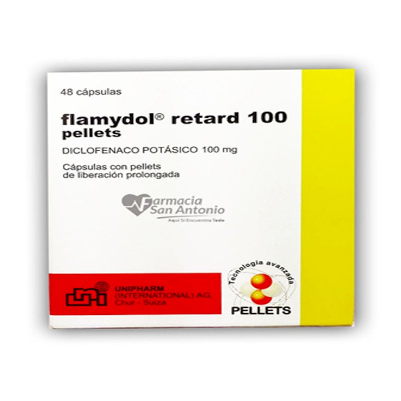 FLAMYDOL RETARD 100MG X 48 CAP