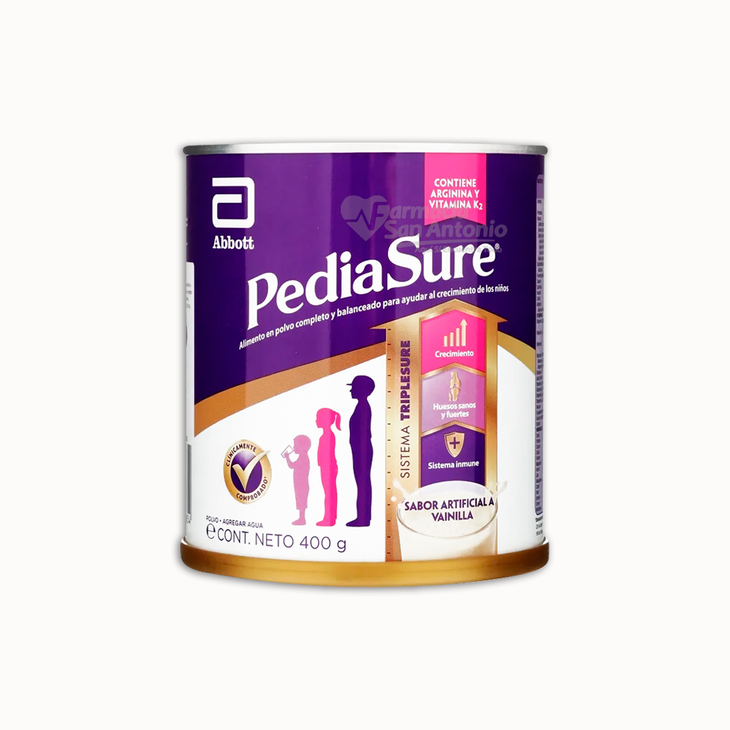 PEDIASURE PLUS VAINILLA X 400 GRS