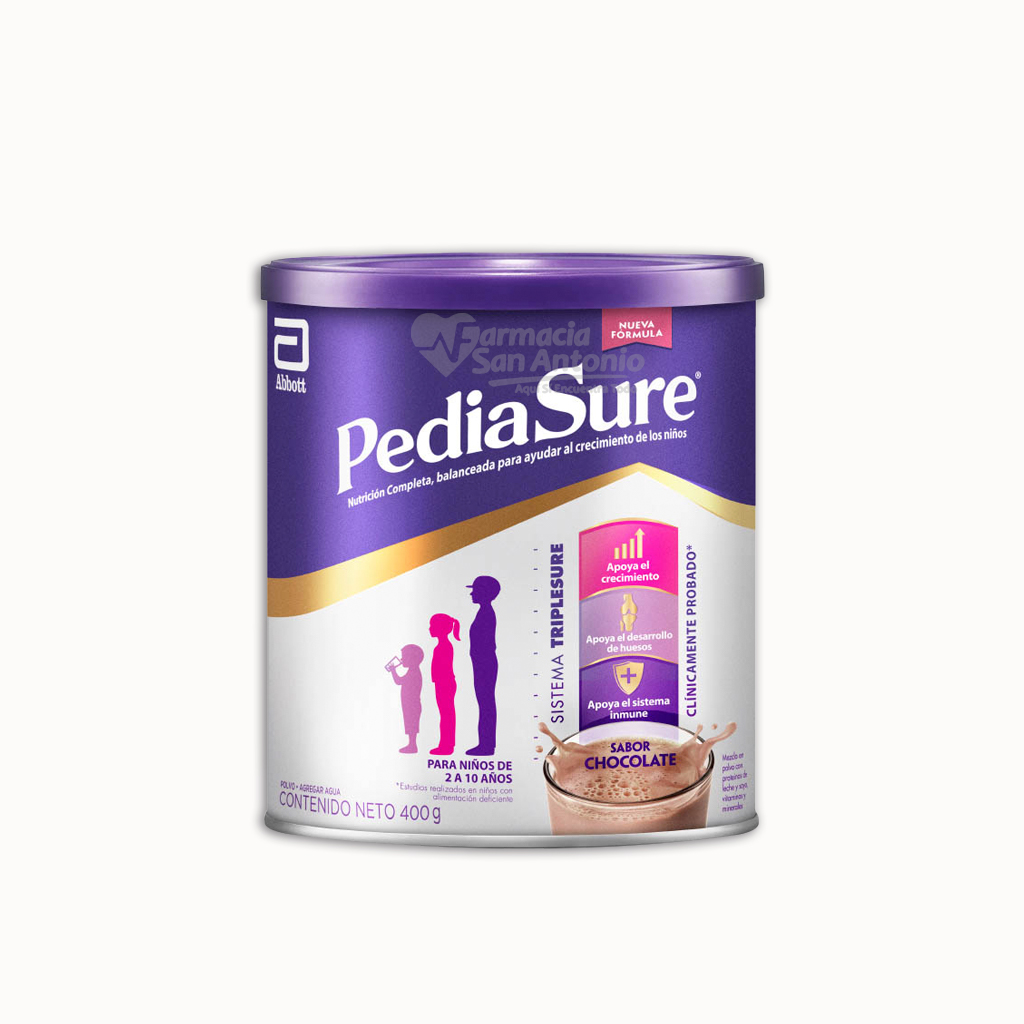 PEDIASURE PLUS CHOCOLATE X 400 GRS