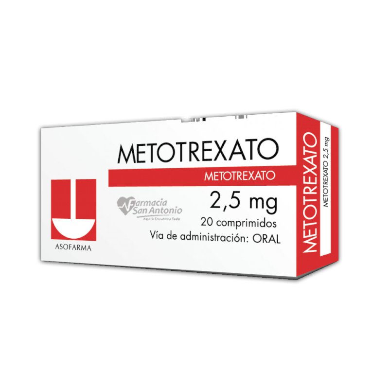 UNIDAD METOTREXATO 2.5MG TAB