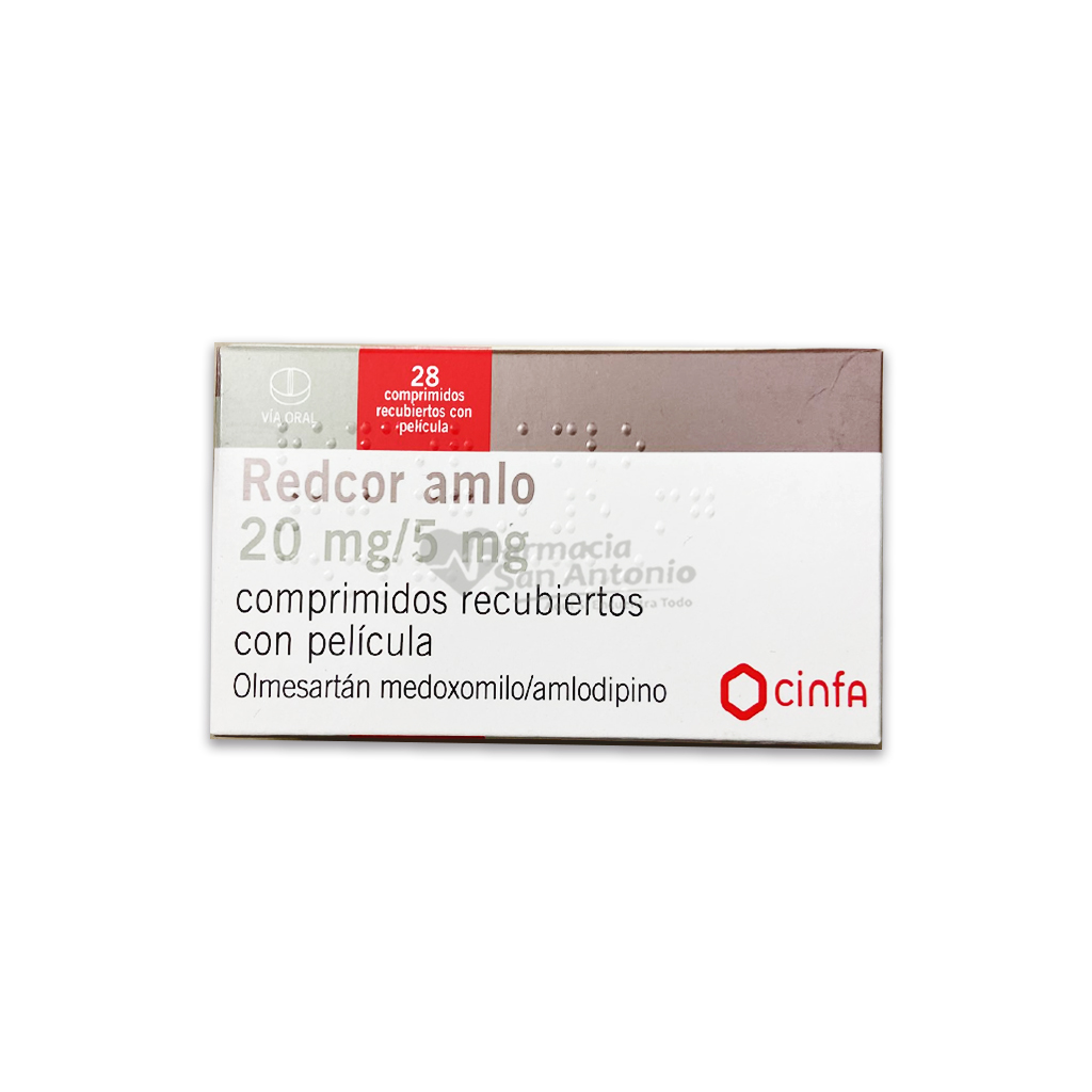 REDCOR AMLO 20/5MG X 28 COMPR