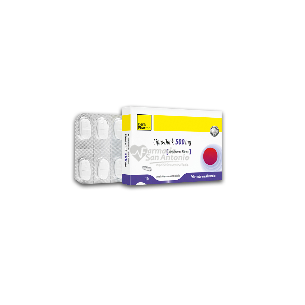 UNIDAD DENK CIPROFLOXACINA 500MG TAB