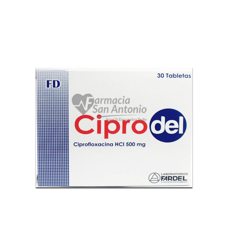 CIPRODEL 500MG X 30 TAB