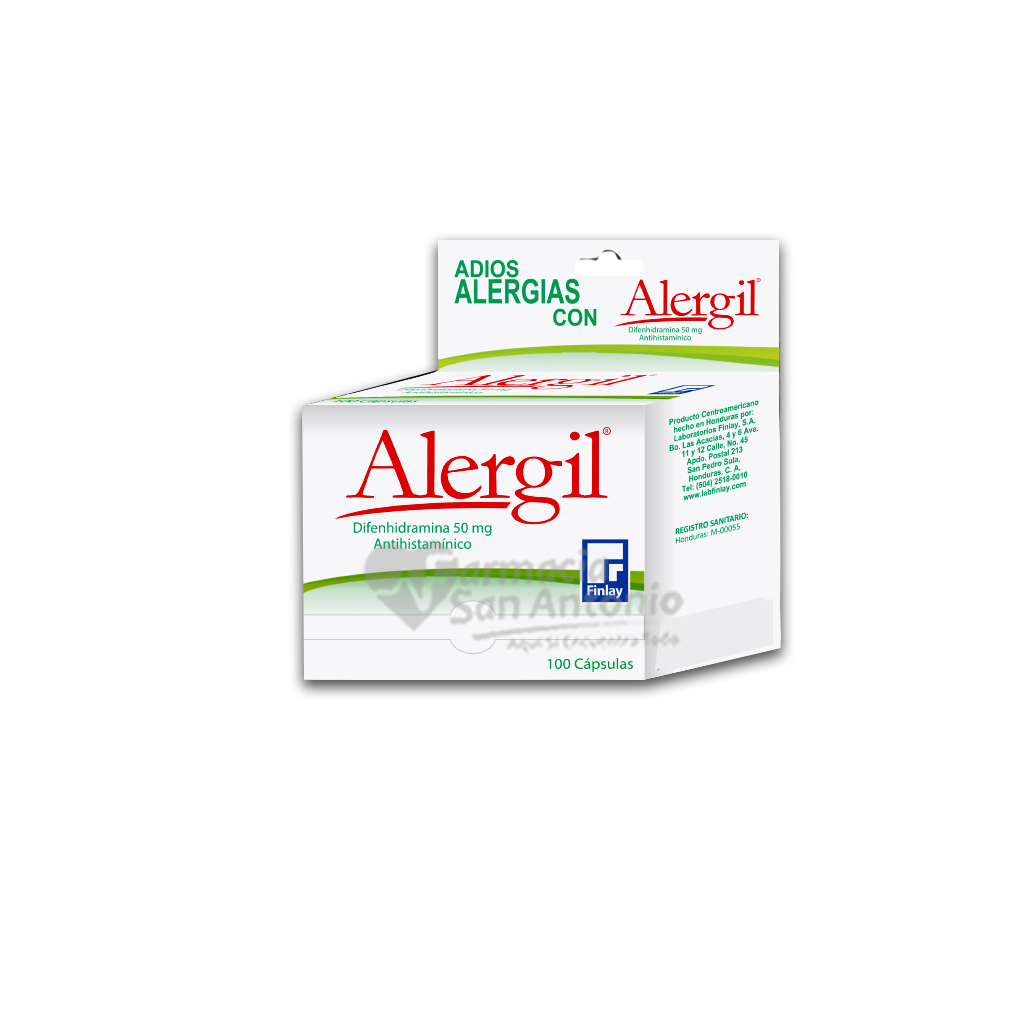 ALERGIL 50MG X 100 CAPS