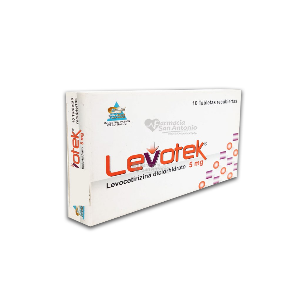 LEVOTEK 5MG X 10 TAB REC