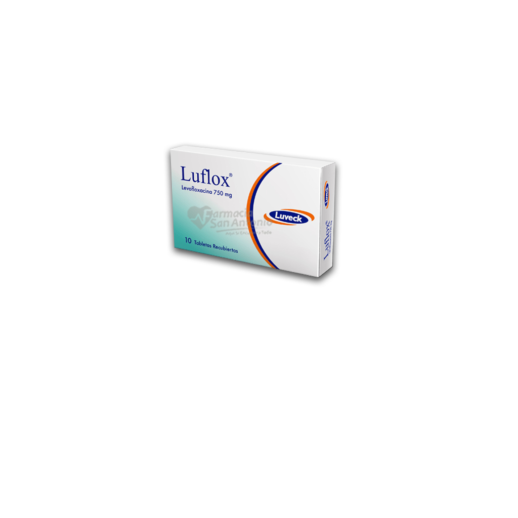 LUFLOX 750MG X 10 TAB REC