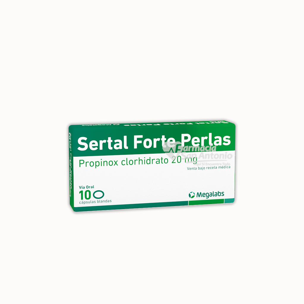 SERTAL FORTE X 10 PERLAS $