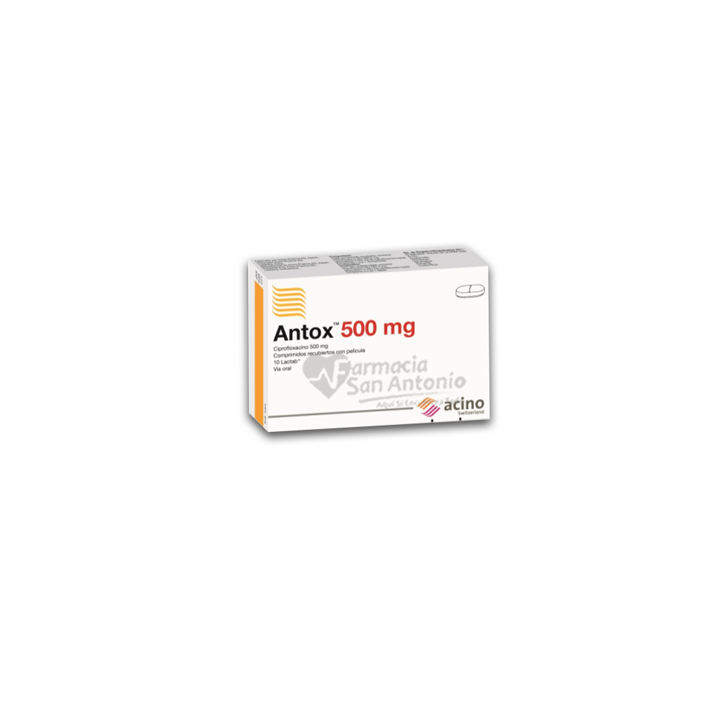 ANTOX 500MG X 10 TABS