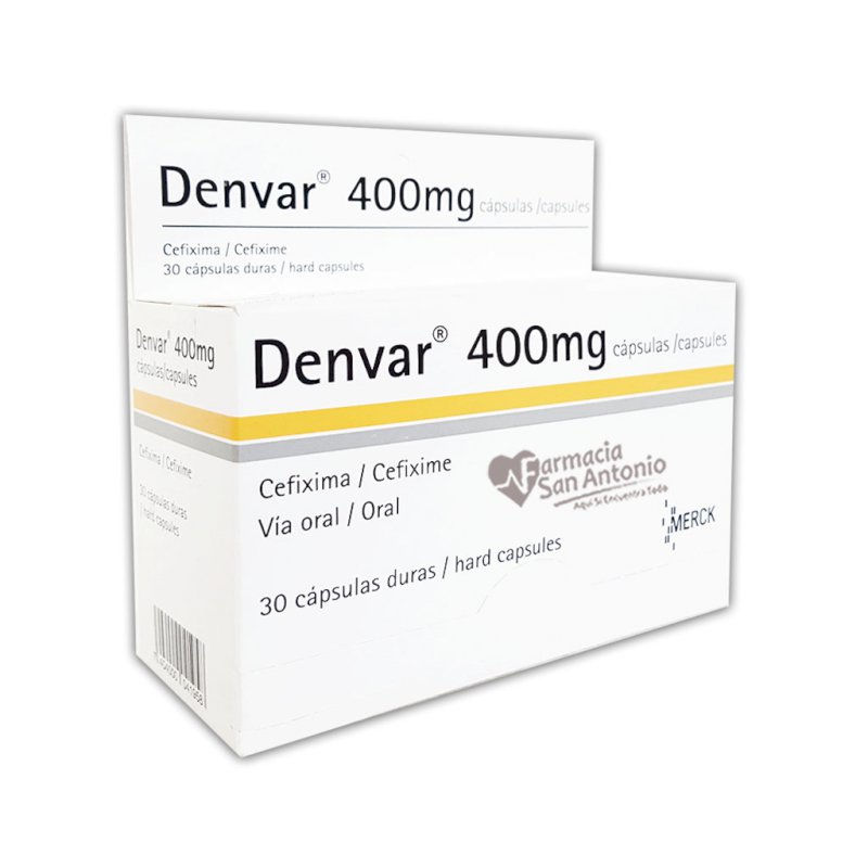 DENVAR 400MG X 30 CAPS @