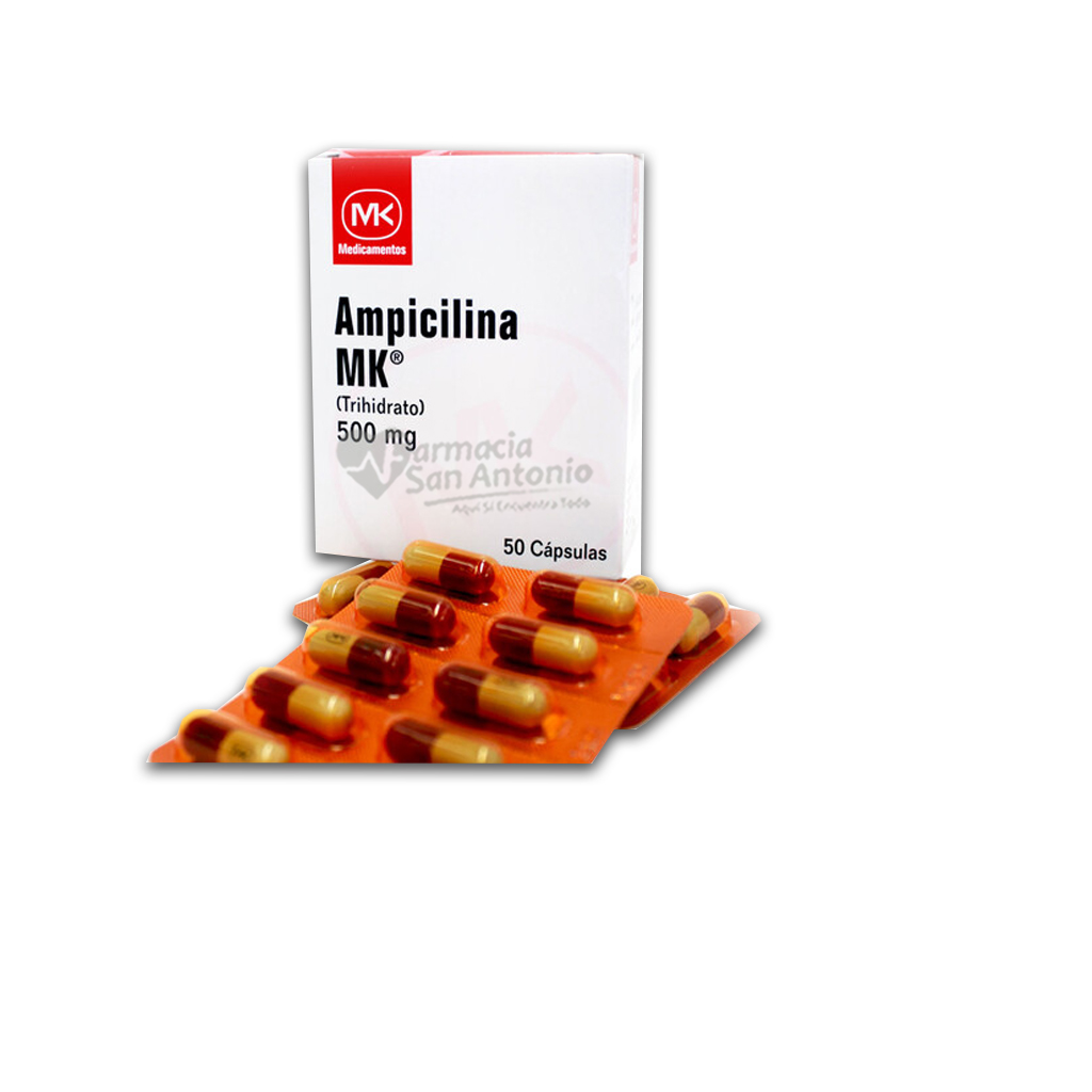 UNIDAD MK AMPICILINA 500MG