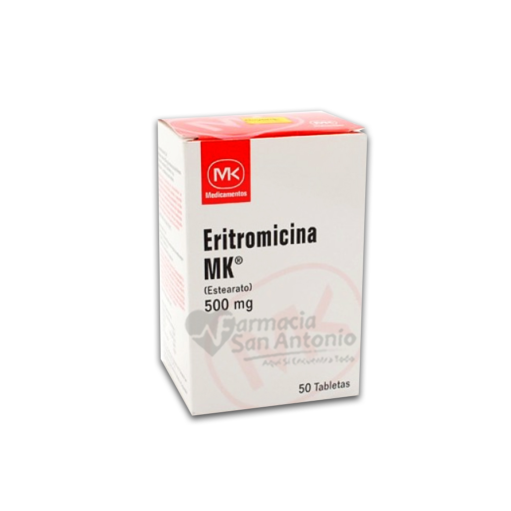 ERITROMICINA MK 500MG X 50 TAB