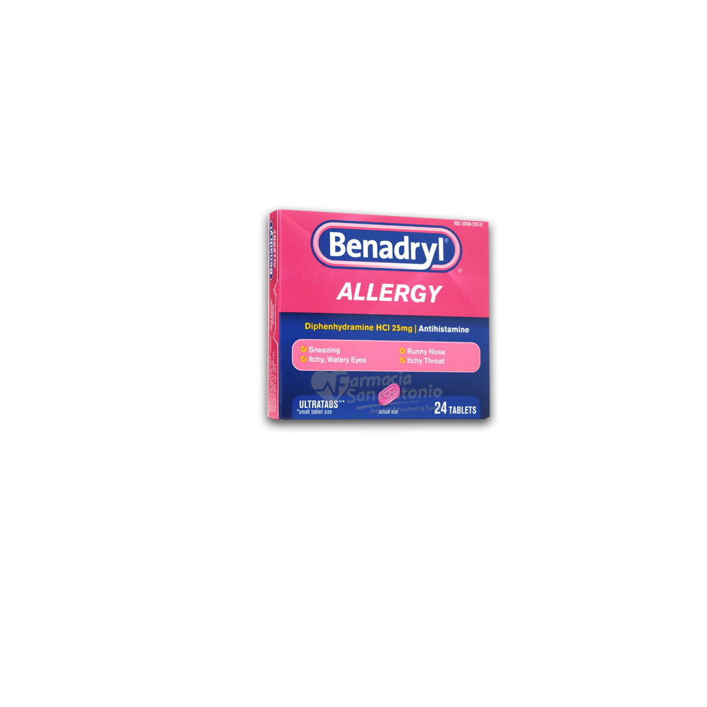 BENADRYL ULTRA X 24 TAB.