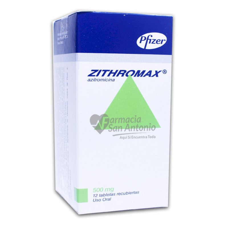 ZITHROMAX 500MG X 12 TAB